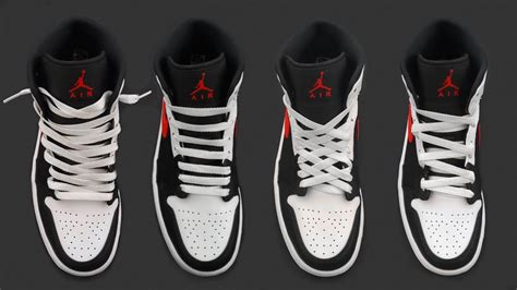 Nike Air Jordan lace instructions